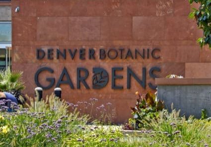 Denver Botanic Gardens Sign